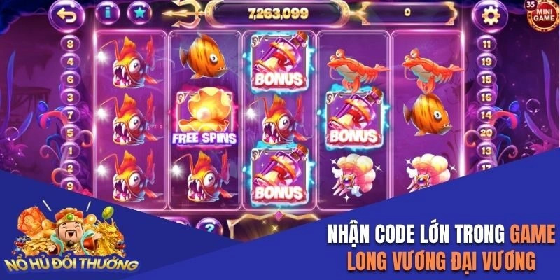 Nhận code lớn trong game Long Vương Đại Vương
