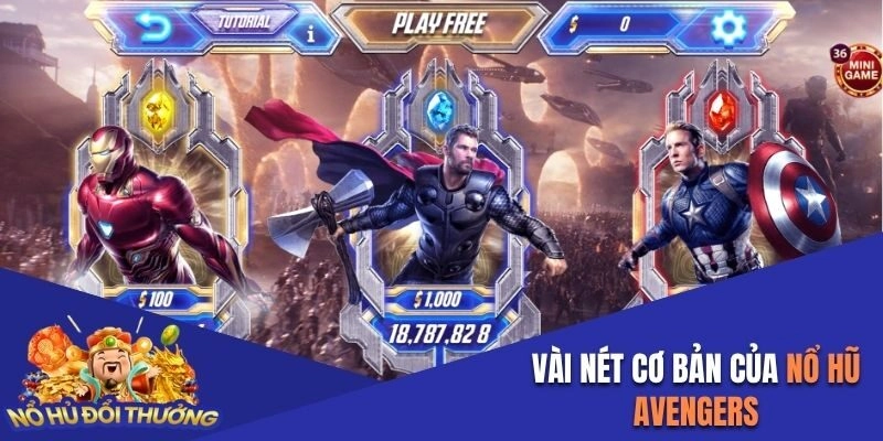 Vài nét cơ bản của nổ hũ Avengers