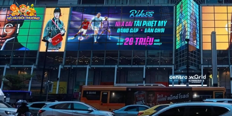 Billboard Rik88 tại Central World
